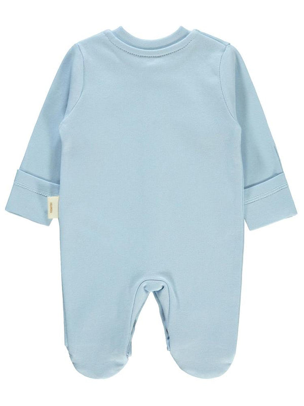 Civil Baby Organik Pamuklu Prematüre Tulum - Mavi