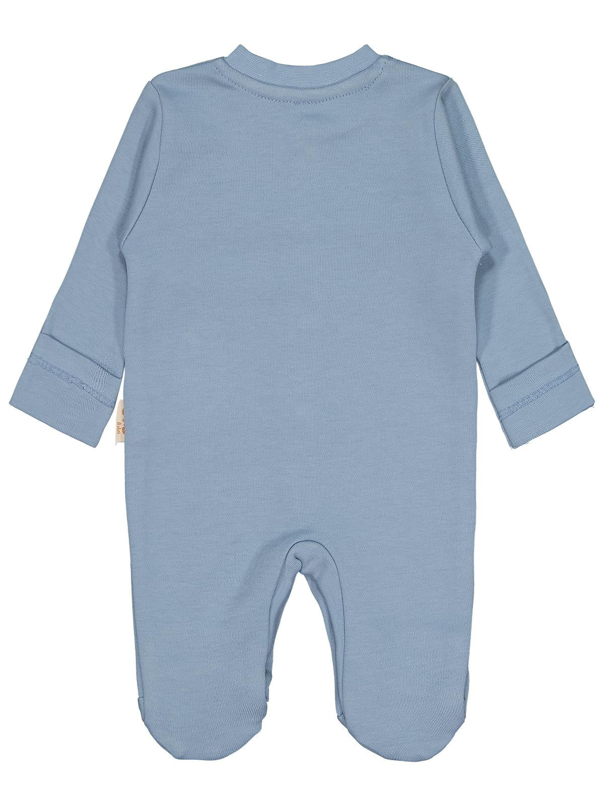 Civil Baby Organik Pamuklu Prematüre Tulum - Mavi