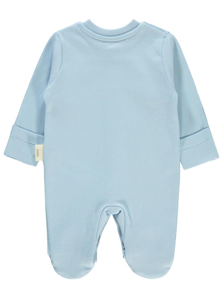 Civil Baby Organik Pamuklu Prematüre Tulum - Mavi