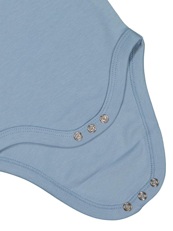 Civil Baby Organik Pamuklu 0-18 Ay Çıtçıtlı Badi - Mavi