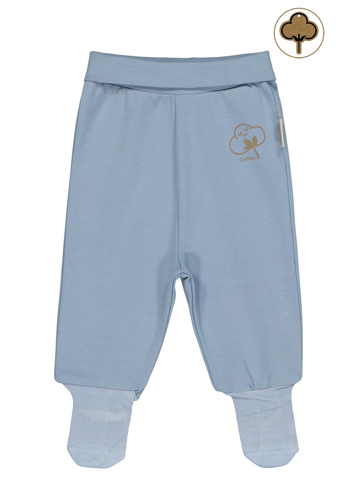 Civil Baby Organik Pamuklu 1-9 Ay Çoraptolon - Mavi