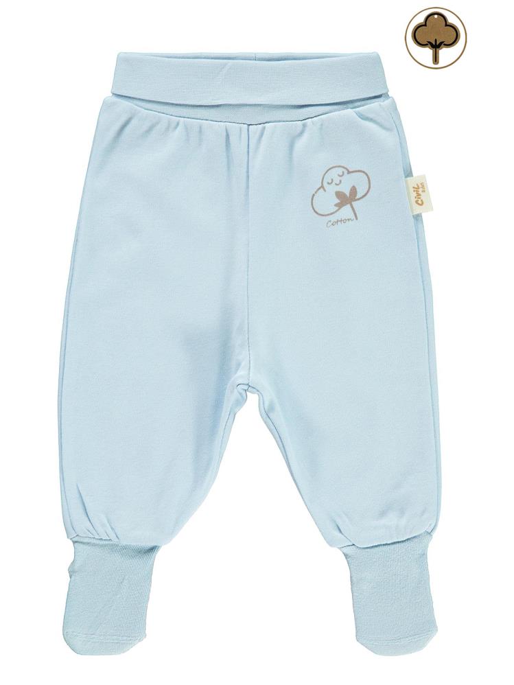 Civil Baby Organik Pamuklu 1-9 Ay Çoraptolon - Mavi