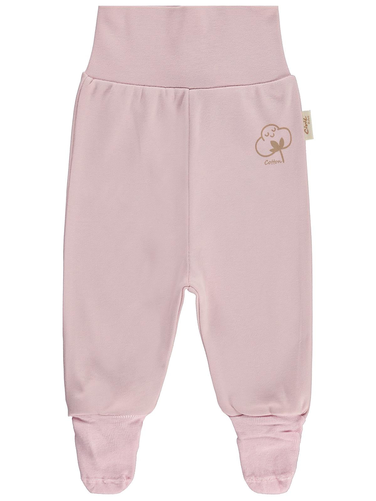 Civil Baby Organik Pamuklu 1-9 Ay Çoraptolon - Pembe