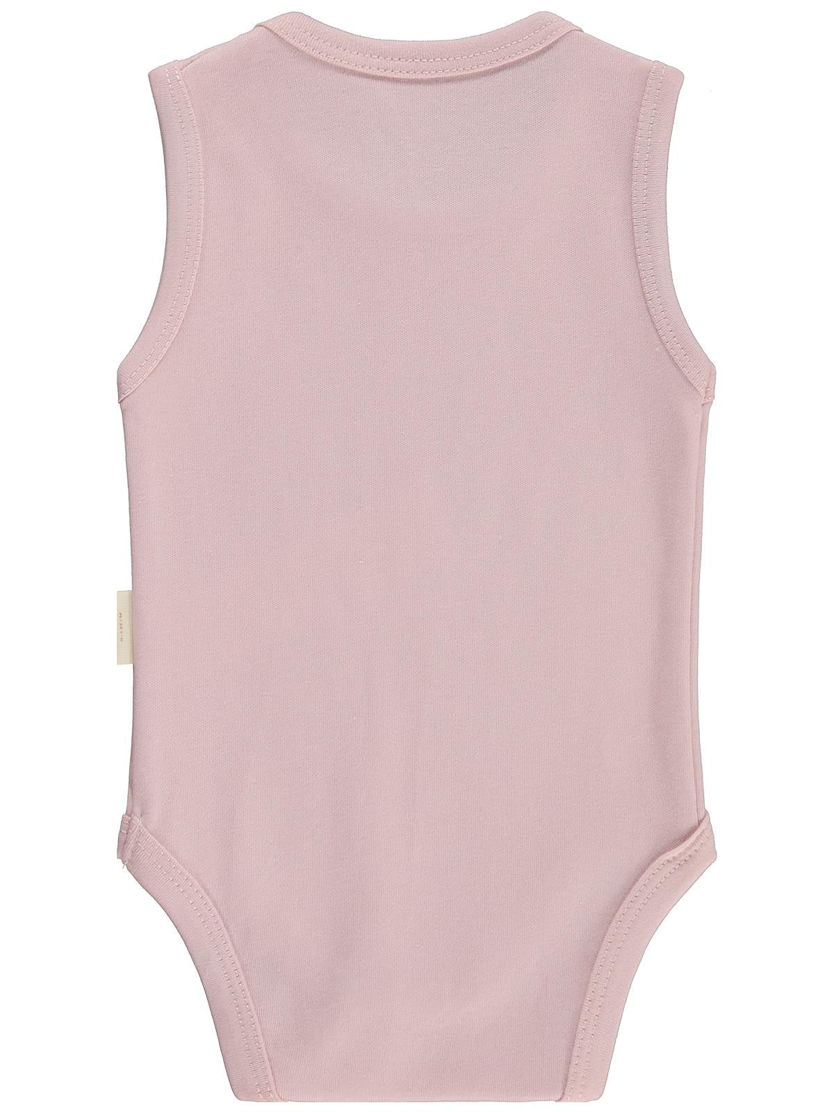 Civil Baby Organik Pamuklu 0-18 Ay Çıtçıtlı Badi - Pembe