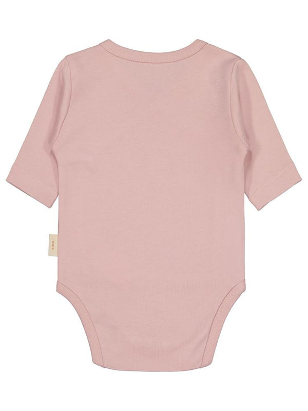 Civil Baby Organik Pamuklu Kruvaze 0-6 Ay Çıtçıtlı Badi - Pembe