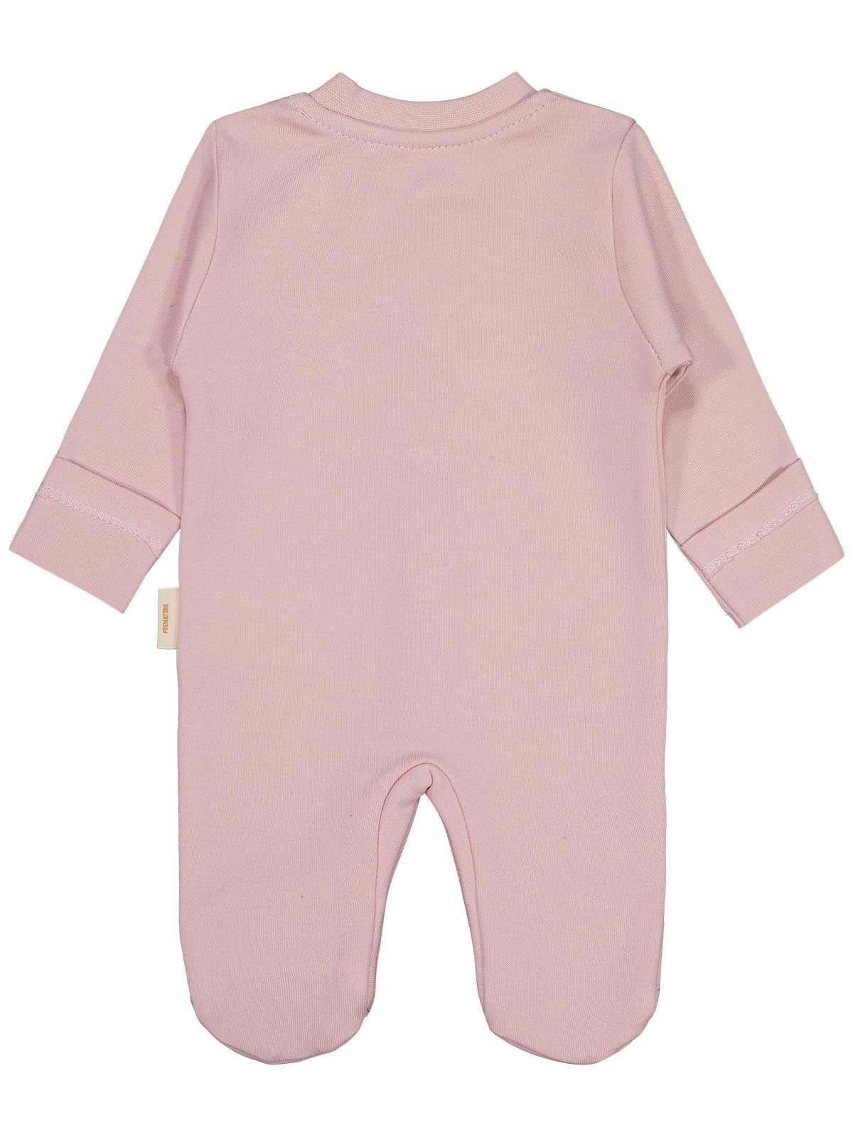 Civil Baby Organik Pamuklu Prematüre Tulum - Pembe