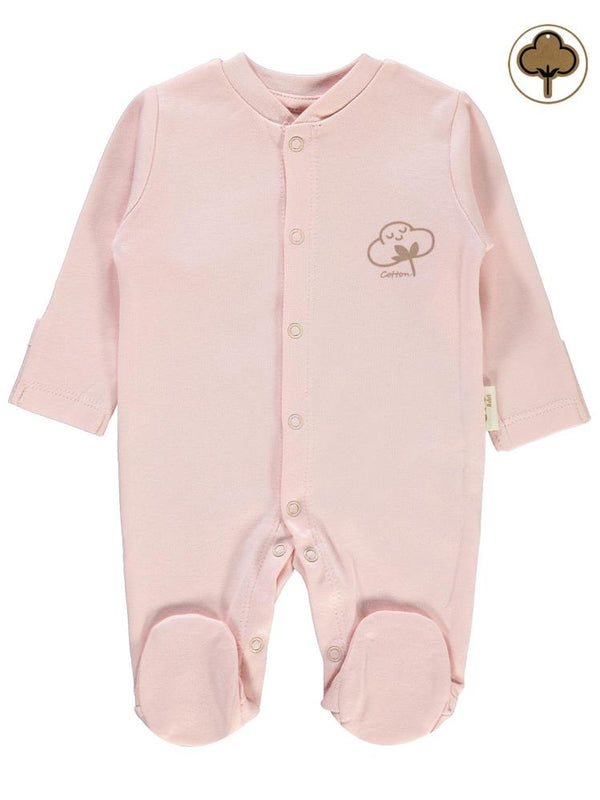 Civil Baby Organik Pamuklu Prematüre Tulum - Pembe