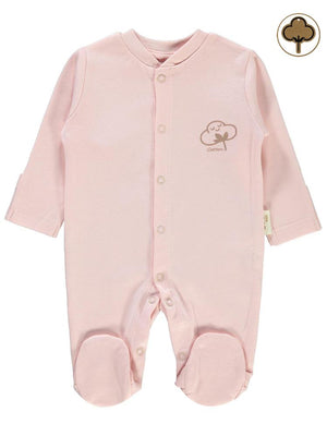 Civil Baby Organik Pamuklu Prematüre Tulum - Pembe