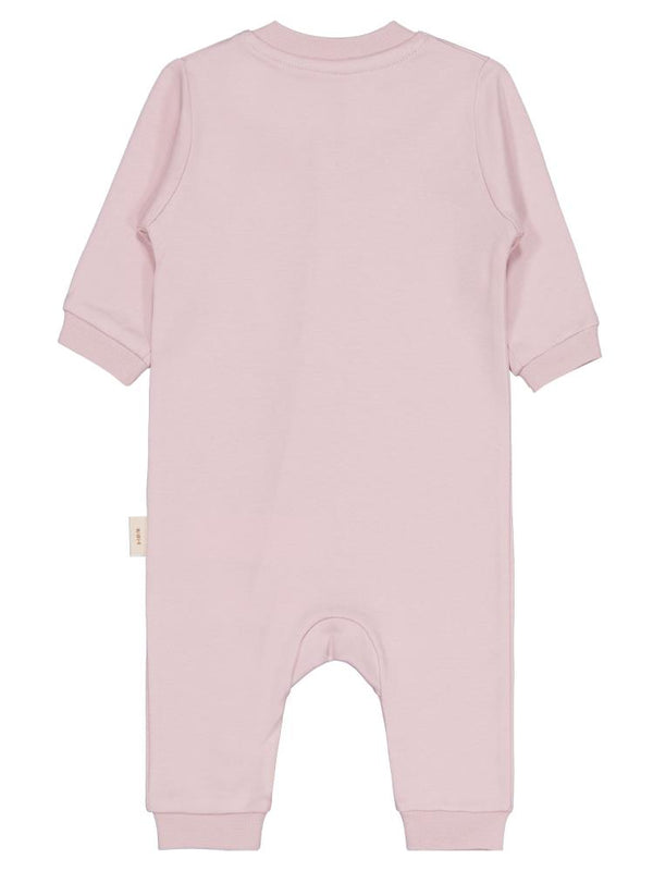 Civil Baby Organik Pamuklu Fermuarlı 0-6 Ay Tulum - Pembe