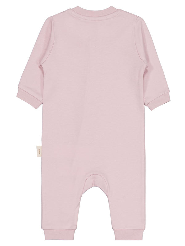 Civil Baby Organik Pamuklu Fermuarlı 0-6 Ay Tulum - Pembe