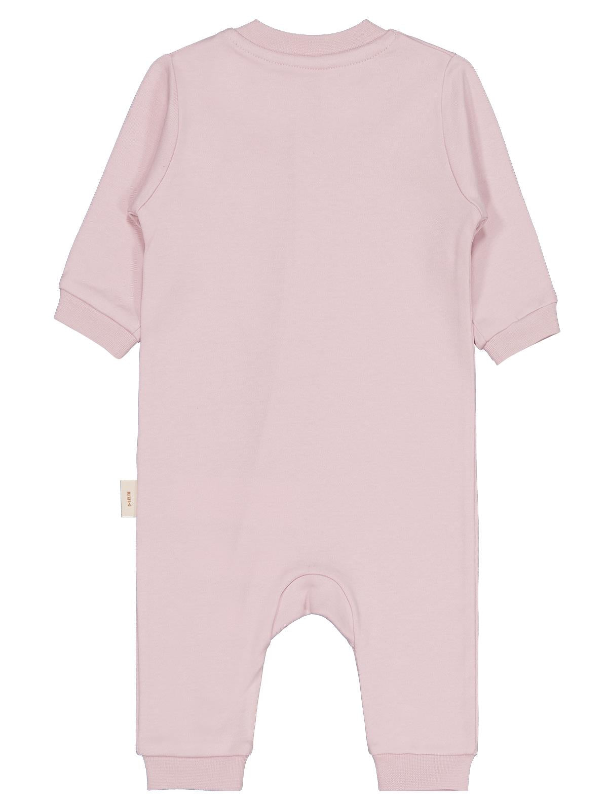 Civil Baby Organik Pamuklu Fermuarlı 0-6 Ay Tulum - Pembe
