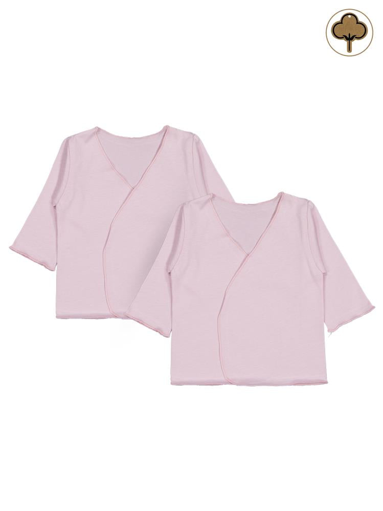 Civil Baby Organik Pamuklu 2'li İç Zıbın - Pembe