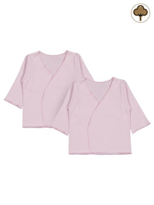 Civil Baby Organik Pamuklu 2'li İç Zıbın - Pembe