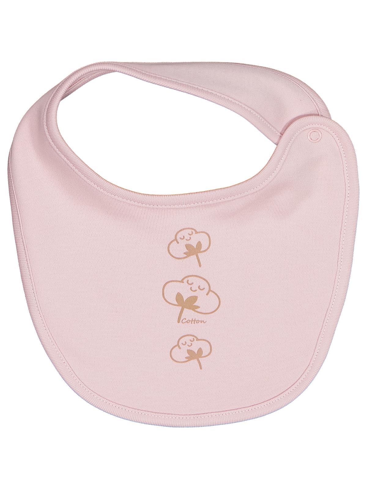 Civil Baby Organik Pamuklu 2 Li Mama Önlüğü - Pembe