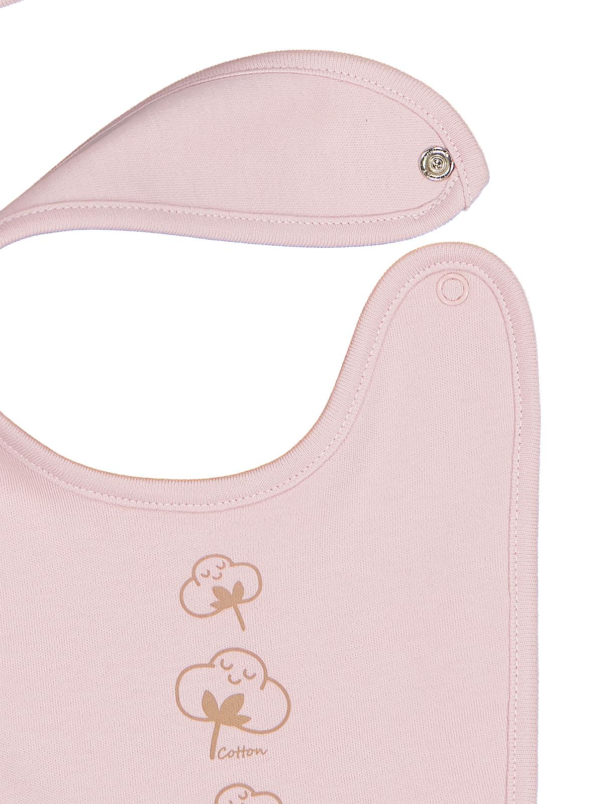 Civil Baby Organik Pamuklu 2 Li Mama Önlüğü - Pembe