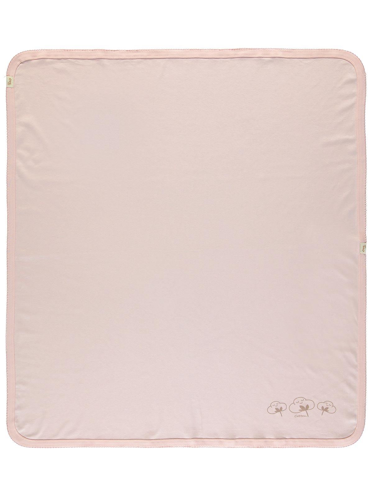 Civil Baby Organik Pamuklu Tek Kat Battaniye - Pembe