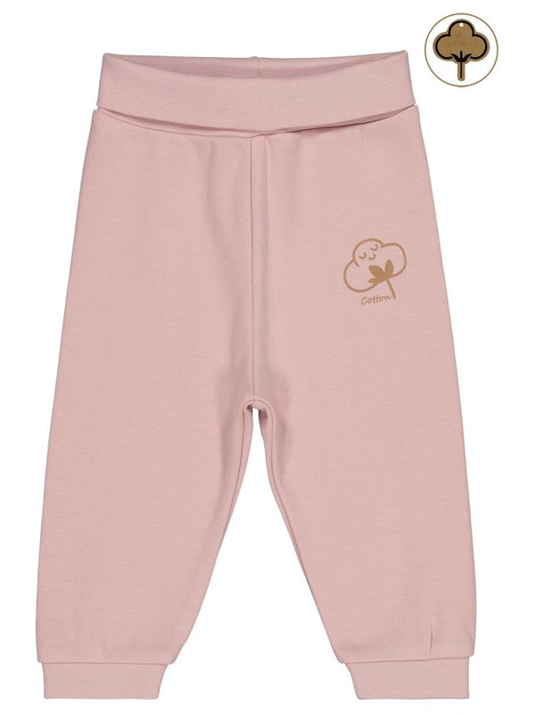 Civil Baby Organik Pamuklu 1-12 Ay Patiksiz Tek Alt Bebe - Pembe