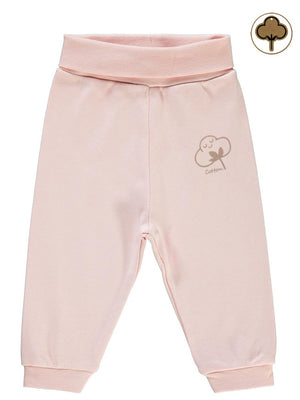 Civil Baby Organik Pamuklu 1-12 Ay Patiksiz Tek Alt Bebe - Pembe