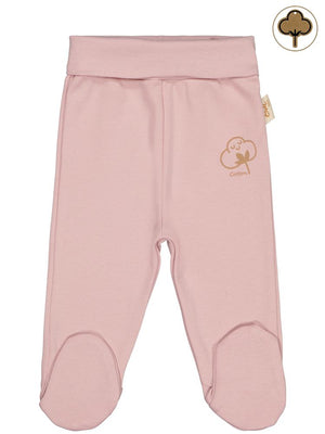 Civil Baby Organik Pamuklu 0-6 Ay Patikli Tek Alt Bebe - Pembe