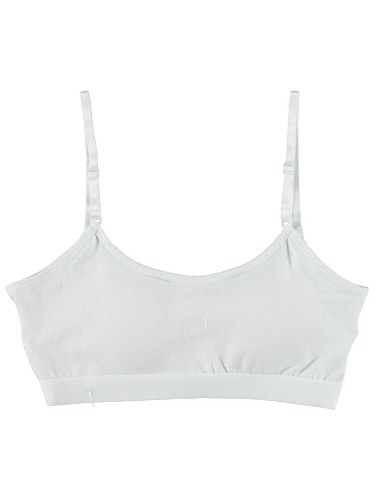 Civil Girls Düz Pedli 8-12 Yaş Büstiyer - Beyaz