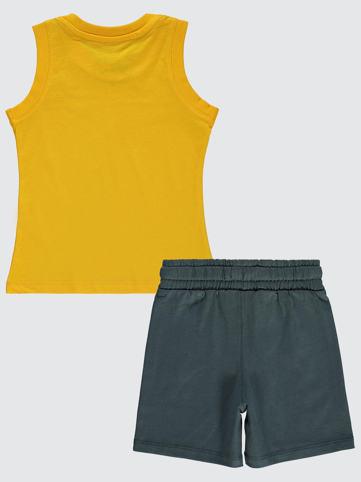 Civil Boys Experiense Baskılı 2-5 Yaş Takım - Hardal