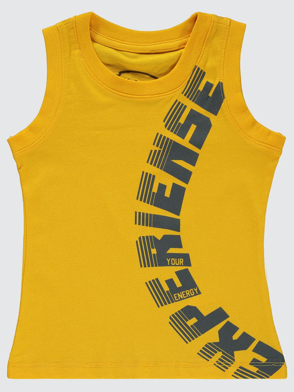 Civil Boys Experiense Baskılı 2-5 Yaş Takım - Hardal