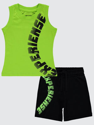 Civil Boys Experiense Baskılı 2-5 Yaş Takım - Yeşil