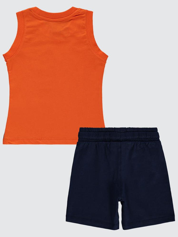 Civil Boys Experiense Baskılı 2-5 Yaş Takım - Turuncu