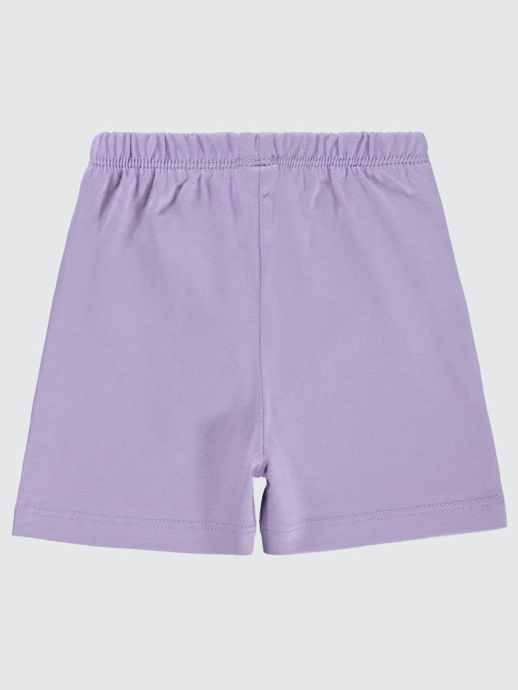Civil Baby Yandan Dikişli 6-18 Ay Unisex Şort - Lila
