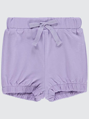Civil Baby Paça Lastikli 6-18 Ay Kız Şort - Lila