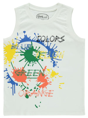Civil Boys Colors  Baskılı 10-13 Yaş Tişört - Ekru