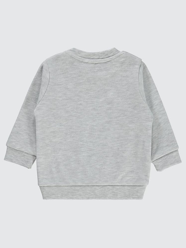 Civil Baby Astronot Baskılı 6-18 Ay Sweatshirt - Gri