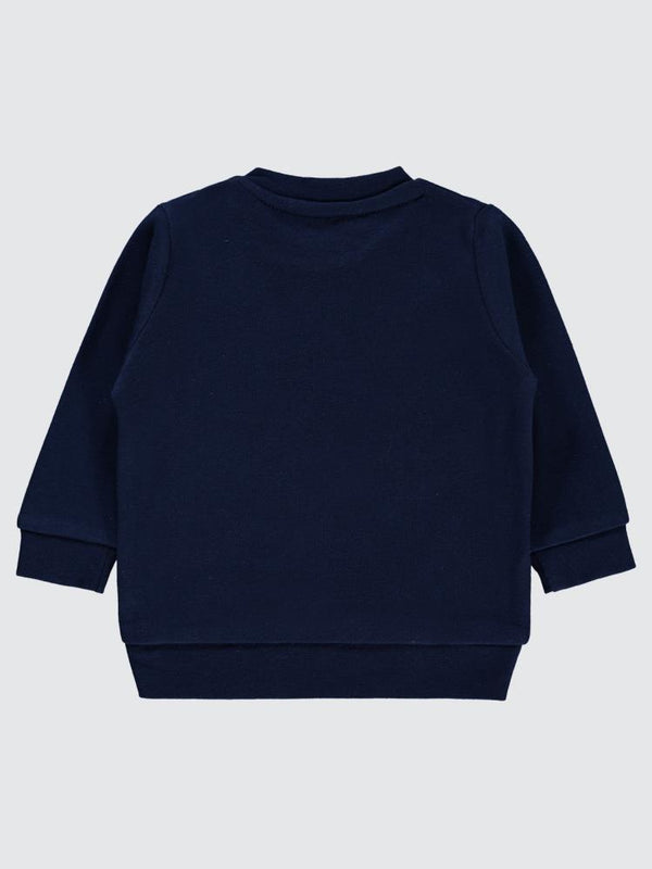 Civil Baby Astronot Baskılı 6-18 Ay Sweatshirt - Lacivert