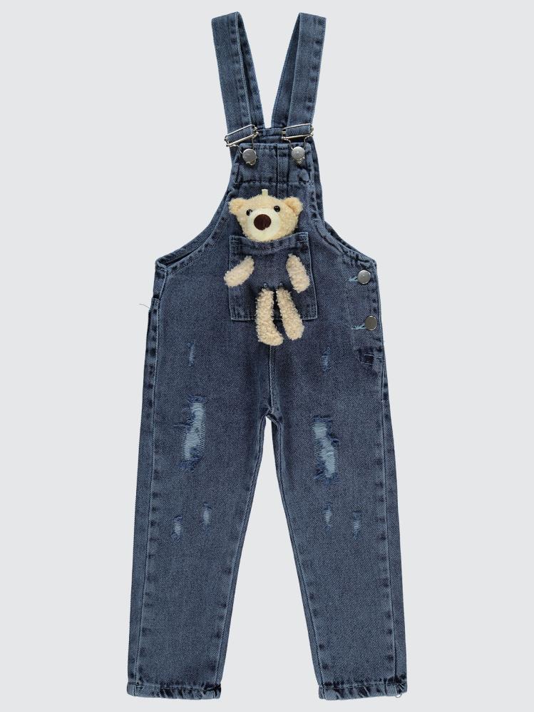 Civil Girls Ayıcıklı 2-5 Yaş Slopet - Mavi