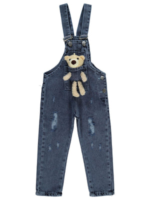 Civil Girls Ayıcıklı 2-5 Yaş Slopet - Mavi