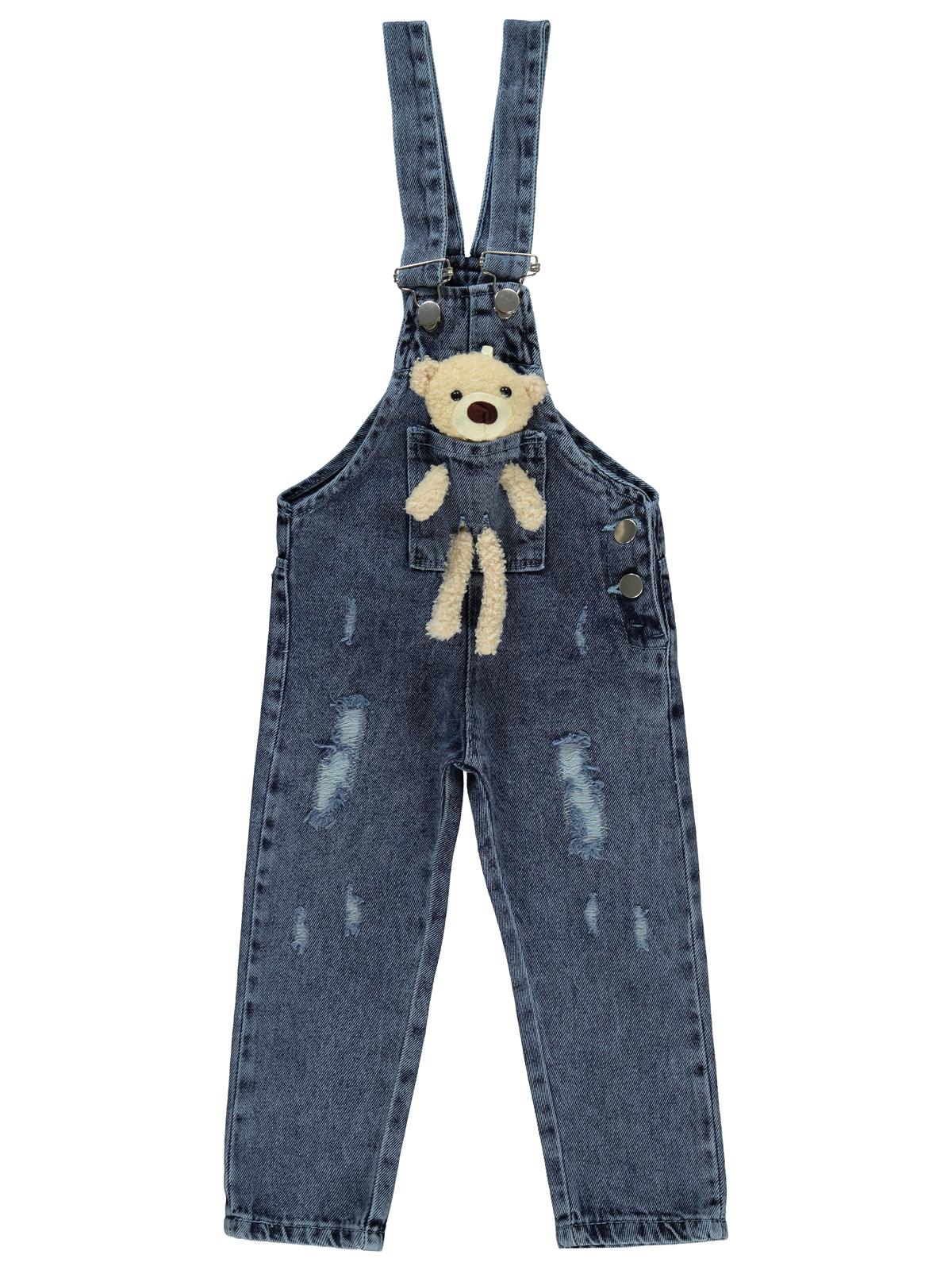 Civil Girls Ayıcıklı 2-5 Yaş Slopet - Mavi