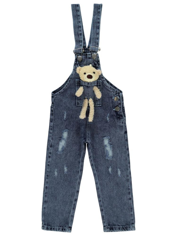 Civil Girls Ayıcıklı 2-5 Yaş Slopet - Mavi