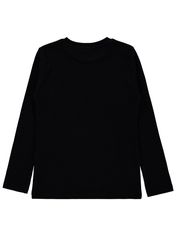 Civil Boys Present Baskılı Kaşkorse 6-9 Yaş Sweatshirt - Siyah