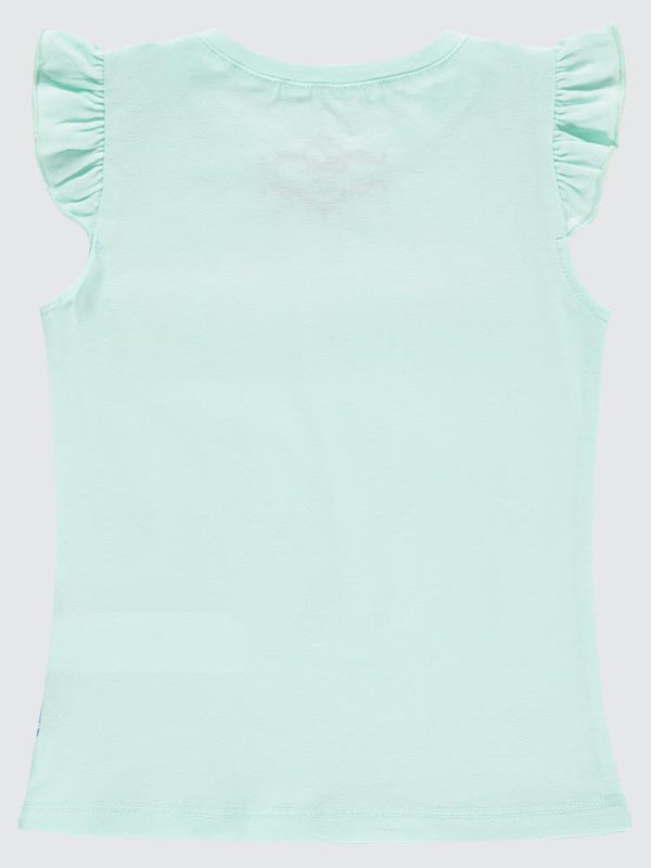 Civil Girls Mermaıd Baskılı 2-5 Yaş Tişört - Yeşil