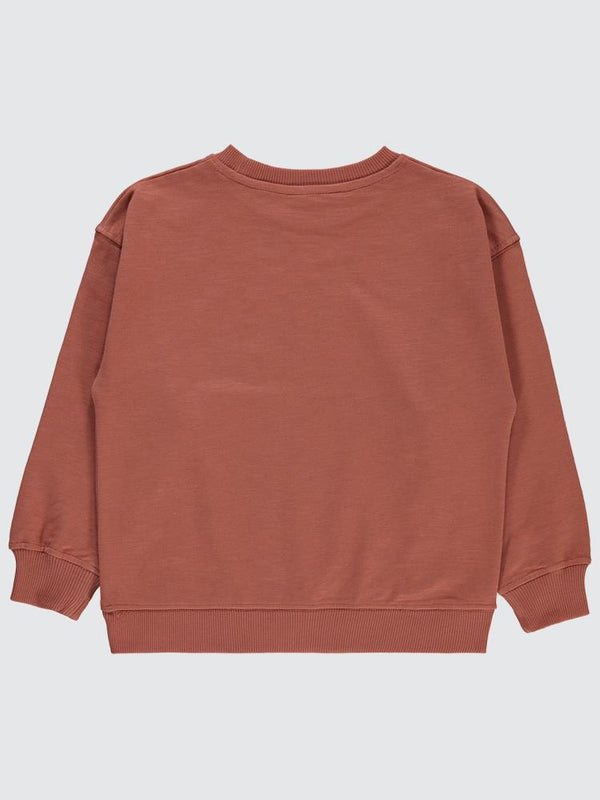 Civil Boys Smile Etiketli 6-9 Yaş Sweatshirt - Turuncu