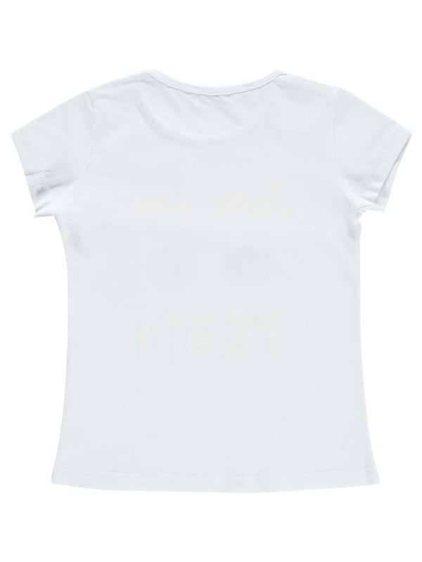 Civil Girls Basic 2-5 Yaş Tişört - Beyaz