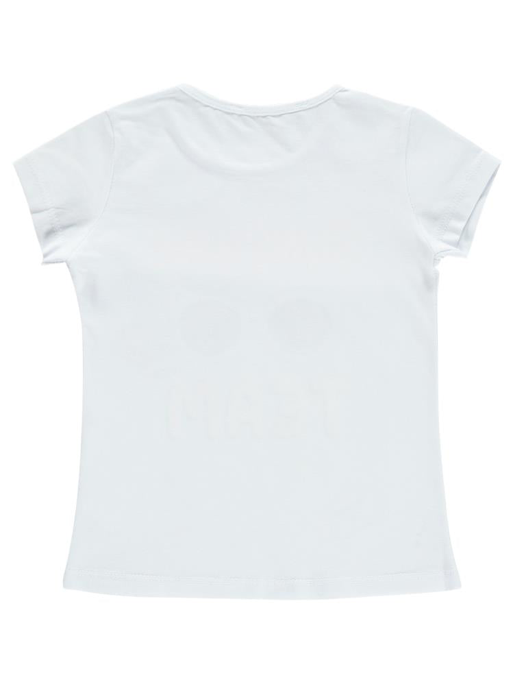 Civil Girls Basic 2-5 Yaş Tişört - Beyaz