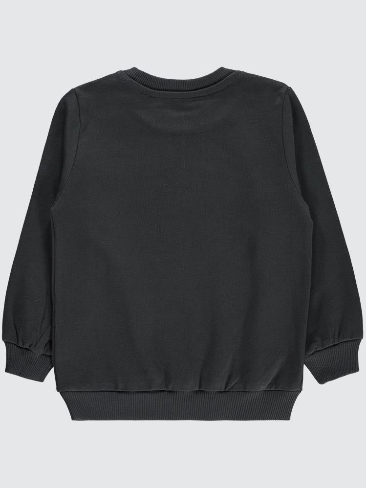 Superman Baskılı 2-5 Yaş Sweatshirt - Gri