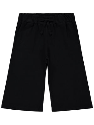 Civil Girls Düz 6-9 Yaş Kapri - Siyah