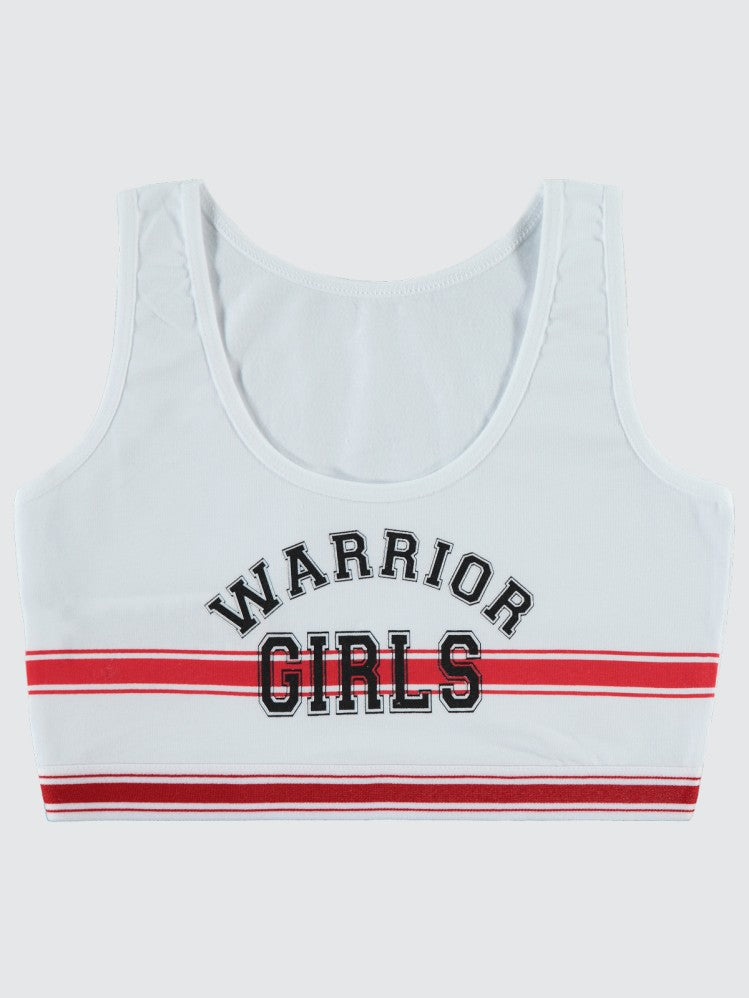 Civil Girls Warrıor 8-14 Yaş Büstiyer - Beyaz
