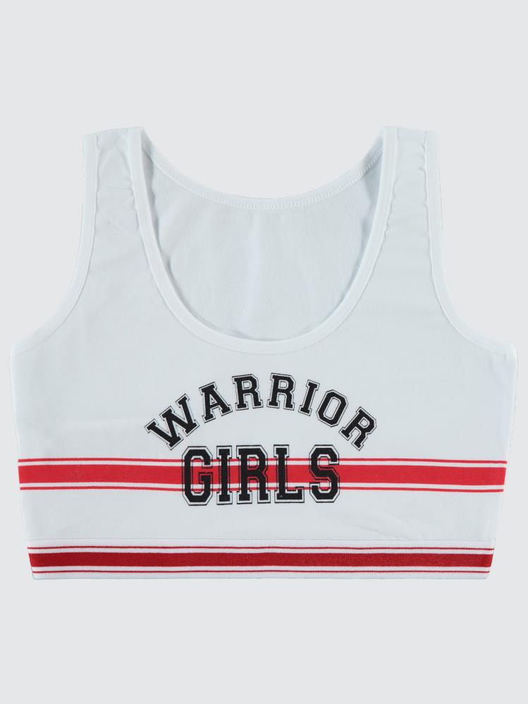 Civil Girls Warrıor 8-14 Yaş Büstiyer - Beyaz