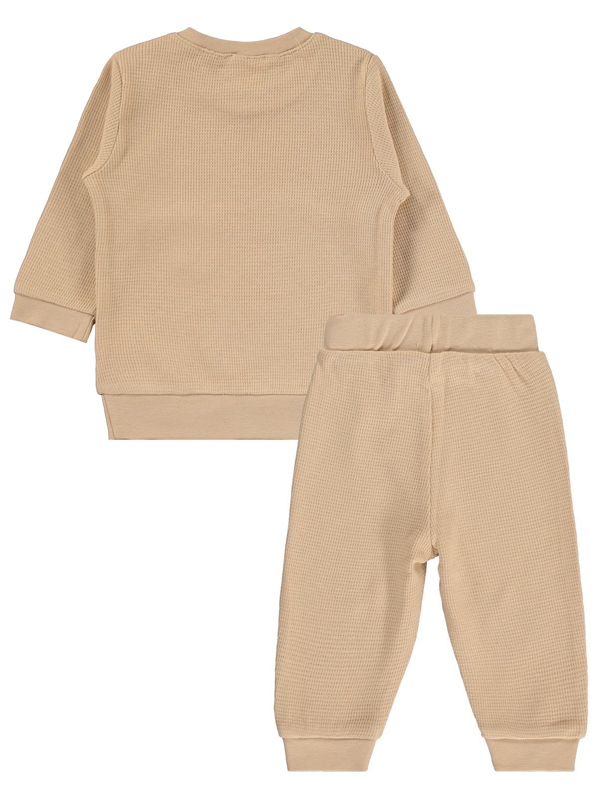 Civil Baby Patiksiz Güneş Etiketli 3-18 Ay Takım - Kahverengi