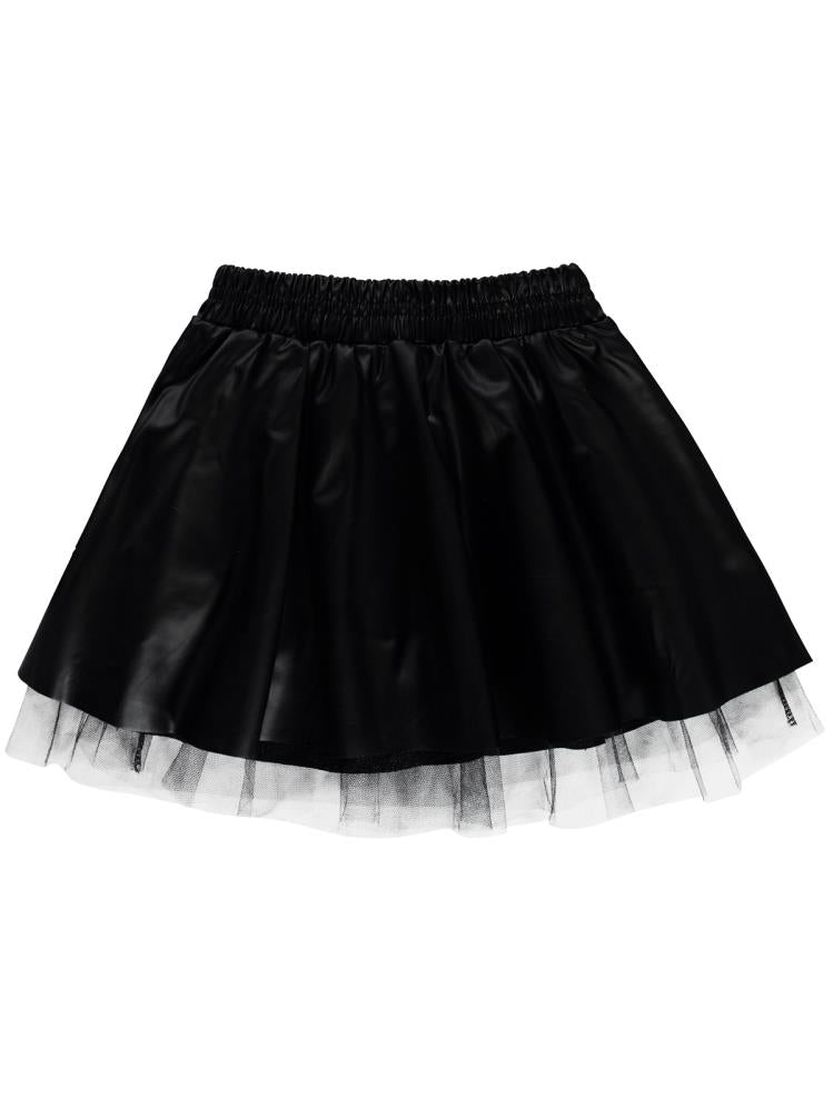 Civil Girls Düz 2-5 Yaş Etek - Siyah