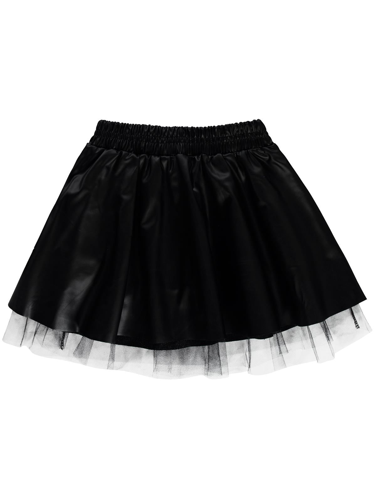 Civil Girls Düz 2-5 Yaş Etek - Siyah