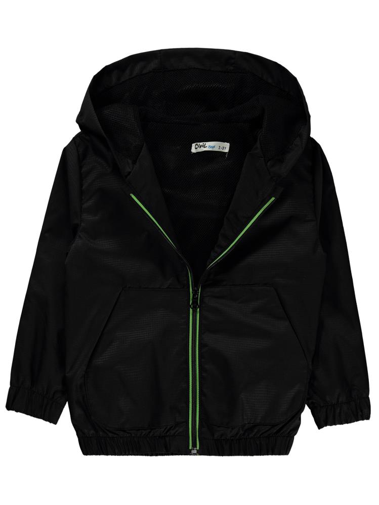 Civil Boys Basic 2-5 Yaş Yağmurluk - Siyah